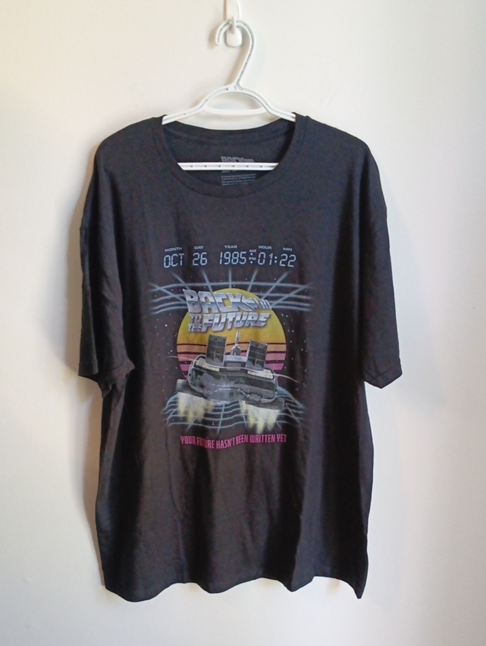 Back to the Future Graphic Tee - Black XXL Deadstock Movies 80s Nostalgia